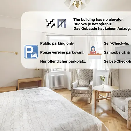 At The Golden Scissors Hotel Praha