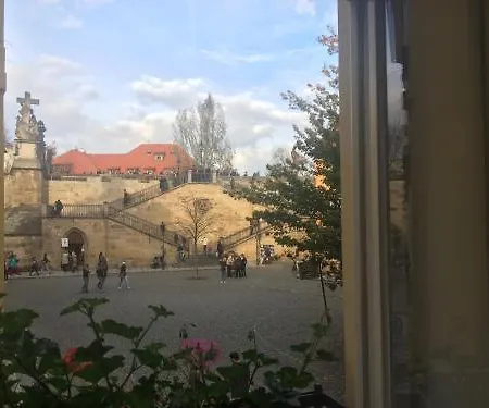 At The Golden Scissors Hotel Praga