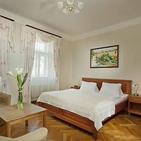 Hotel At The Golden Scissors Praga